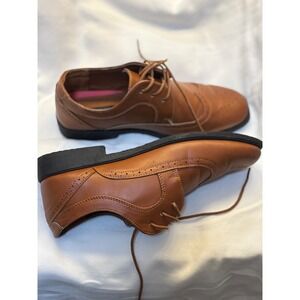 JOSMO Men's Brown Wingtip Lace-up Dress Shoes Style 31801 Size 6